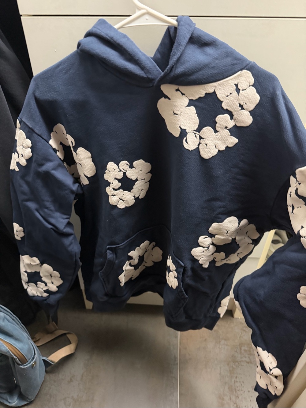 Denim Tears Navy Hoodie